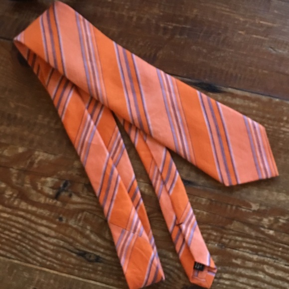 NWOT David Donahue Tie Linen/Silk Blend - Picture 7 of 8